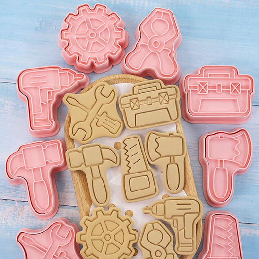 8 Cortadores de Galletas con forma de Herramientas