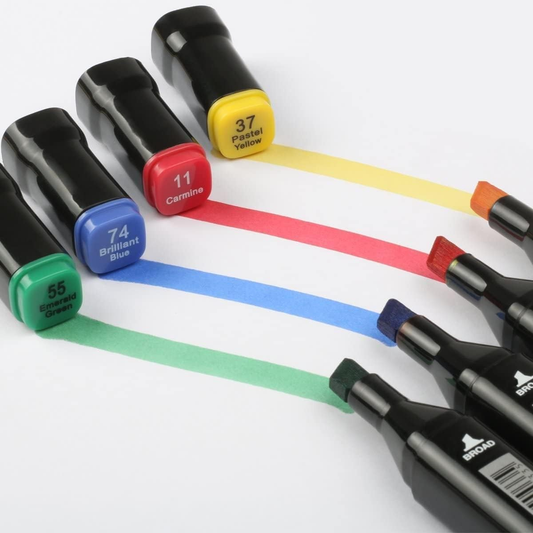 Rotuladores de Doble Punta 48 Colores – Arte Profesional y Preciso