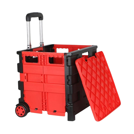 Carrito Plegable de Mercado Rojo