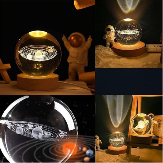 Lampara Nocturna 3D Sistema Solar