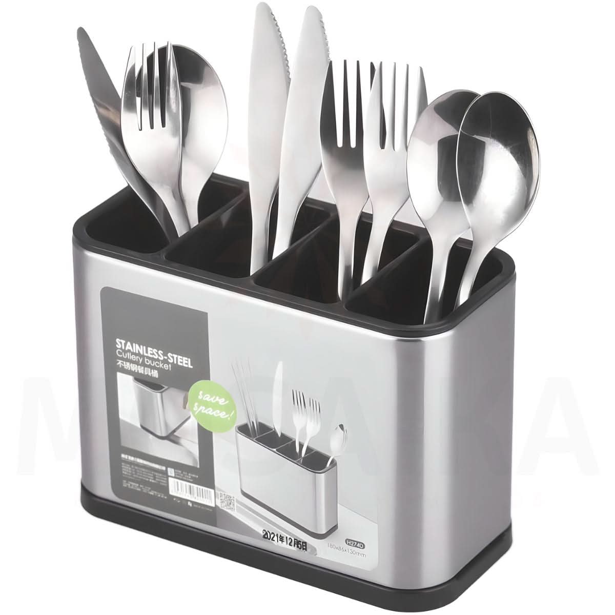 Organizador de Cubiertos Acero Inoxidable