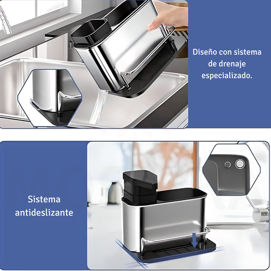 Dispensador de Jabón 3 en 1