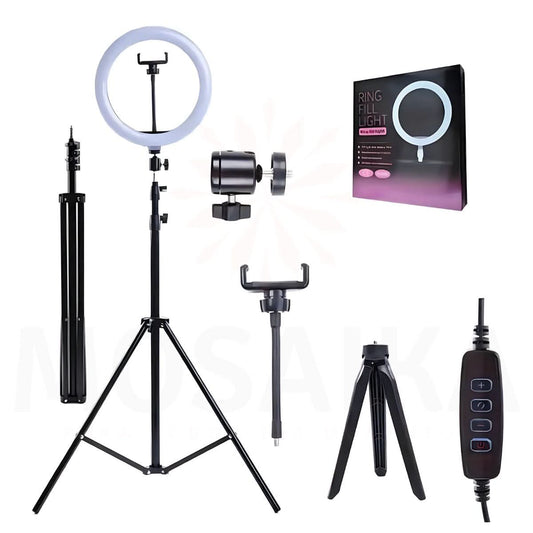 Aro de Luz LED 32cm + Trípode 2.1M