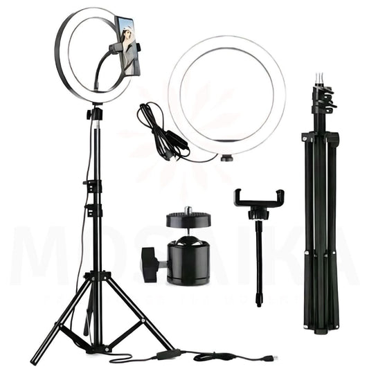 Aro de Luz LED 45 cm Trípode 2.1 M