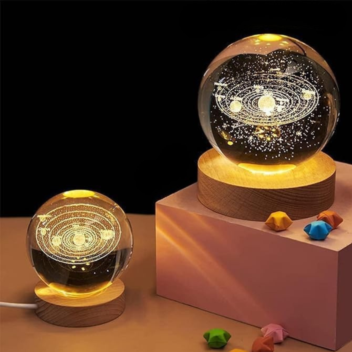 Lampara Nocturna 3D Sistema Solar