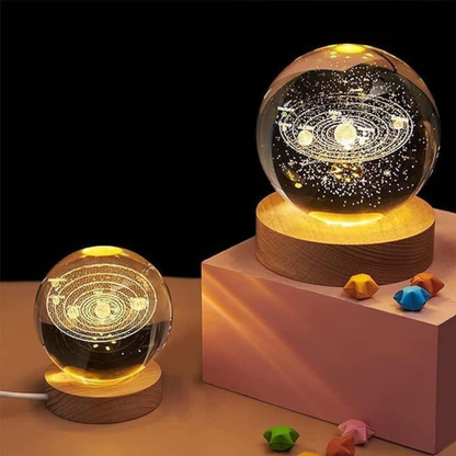 Lampara Nocturna 3D Sistema Solar