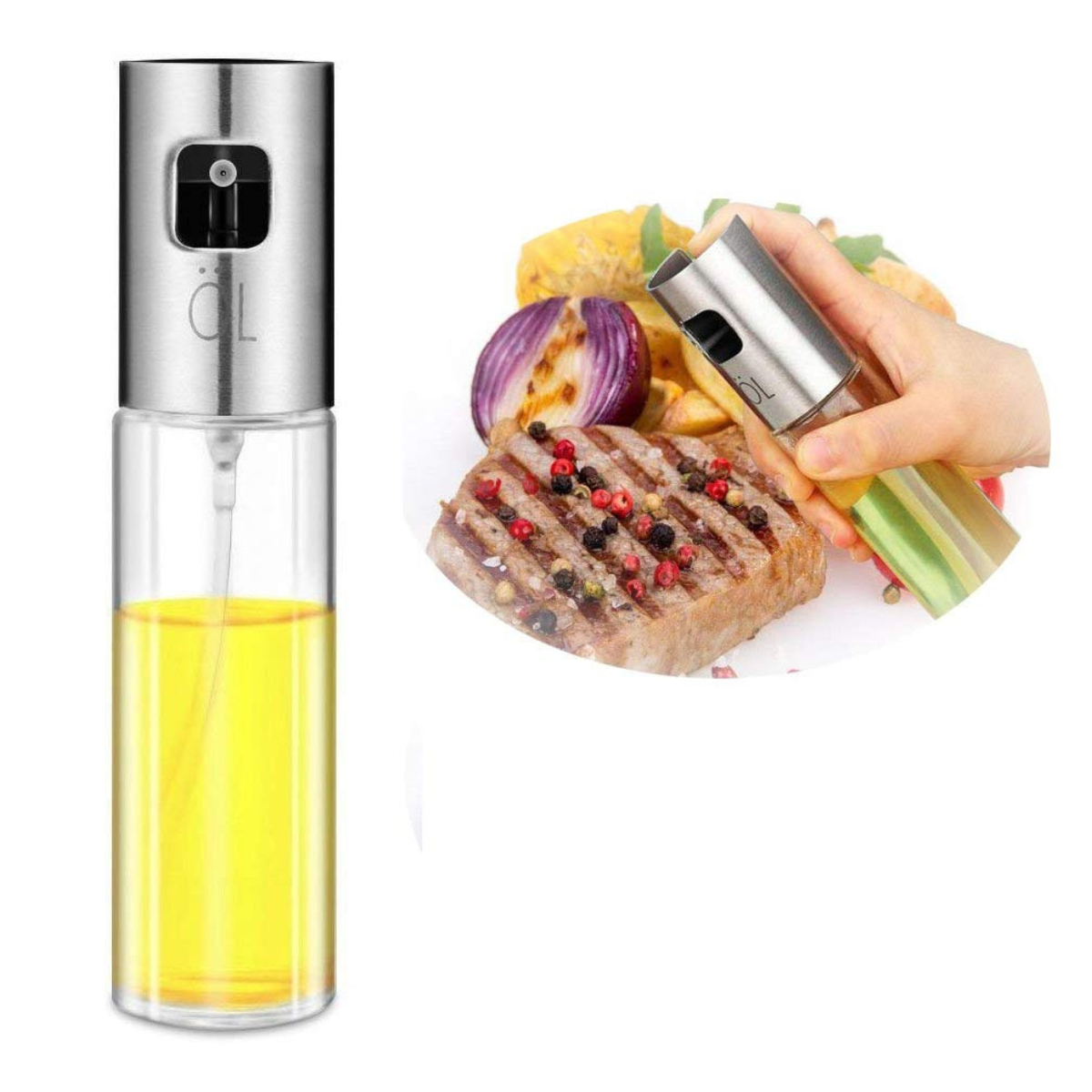 Dispensador de Aceite de Oliva y Vinagre