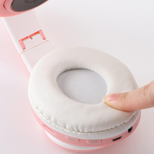 Audífonos Bluetooth con Orejas de Gatito