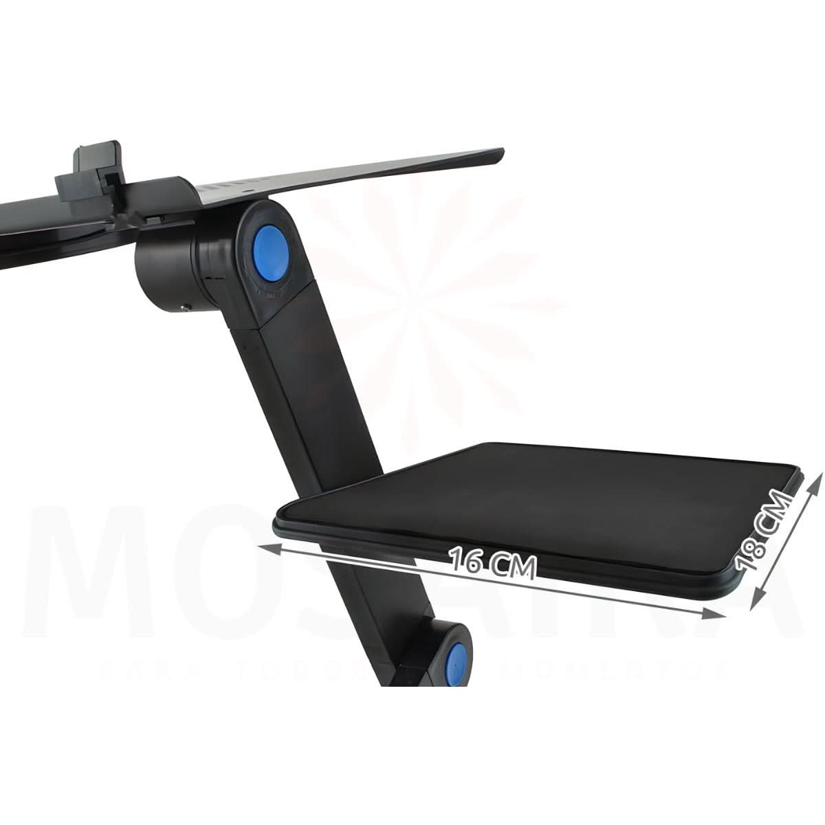 Mesa Portátil de Metal para Laptop – Ajustable y Duradera
