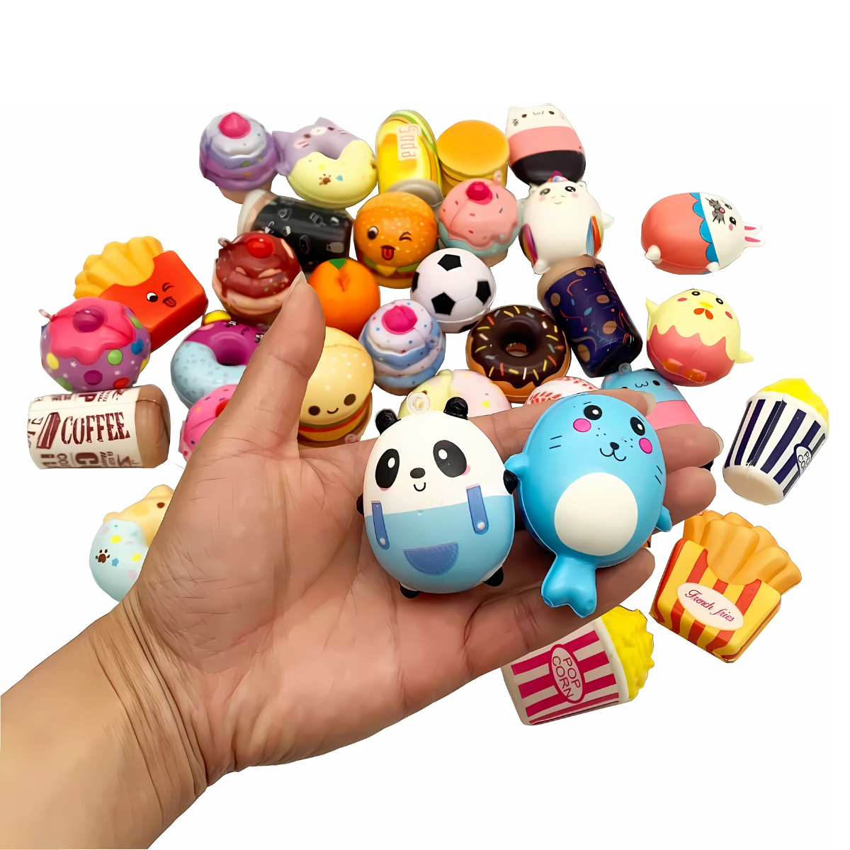 Paquete de Juguetes Esponjosos Kawaii
