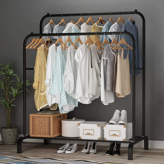 Perchero Closet Doble de Metal