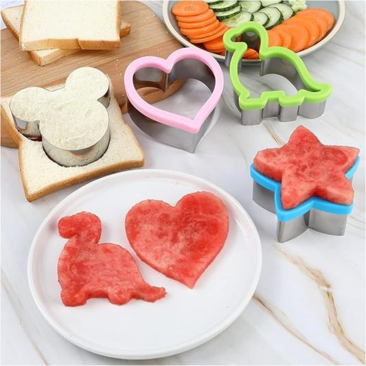 Tiernos Cortadores de Galletas de 5 PCS