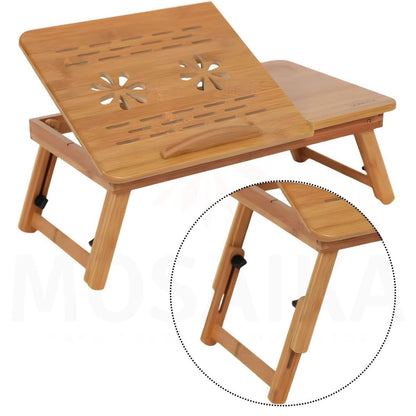 Mesa Portátil de Madera para Notebook – Compacta y Resistente