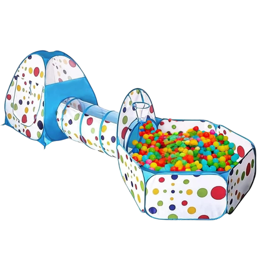 Carpa Infantil con Túnel Plegable