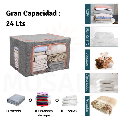 Caja de Almacenamiento de Lino – 24 Libras
