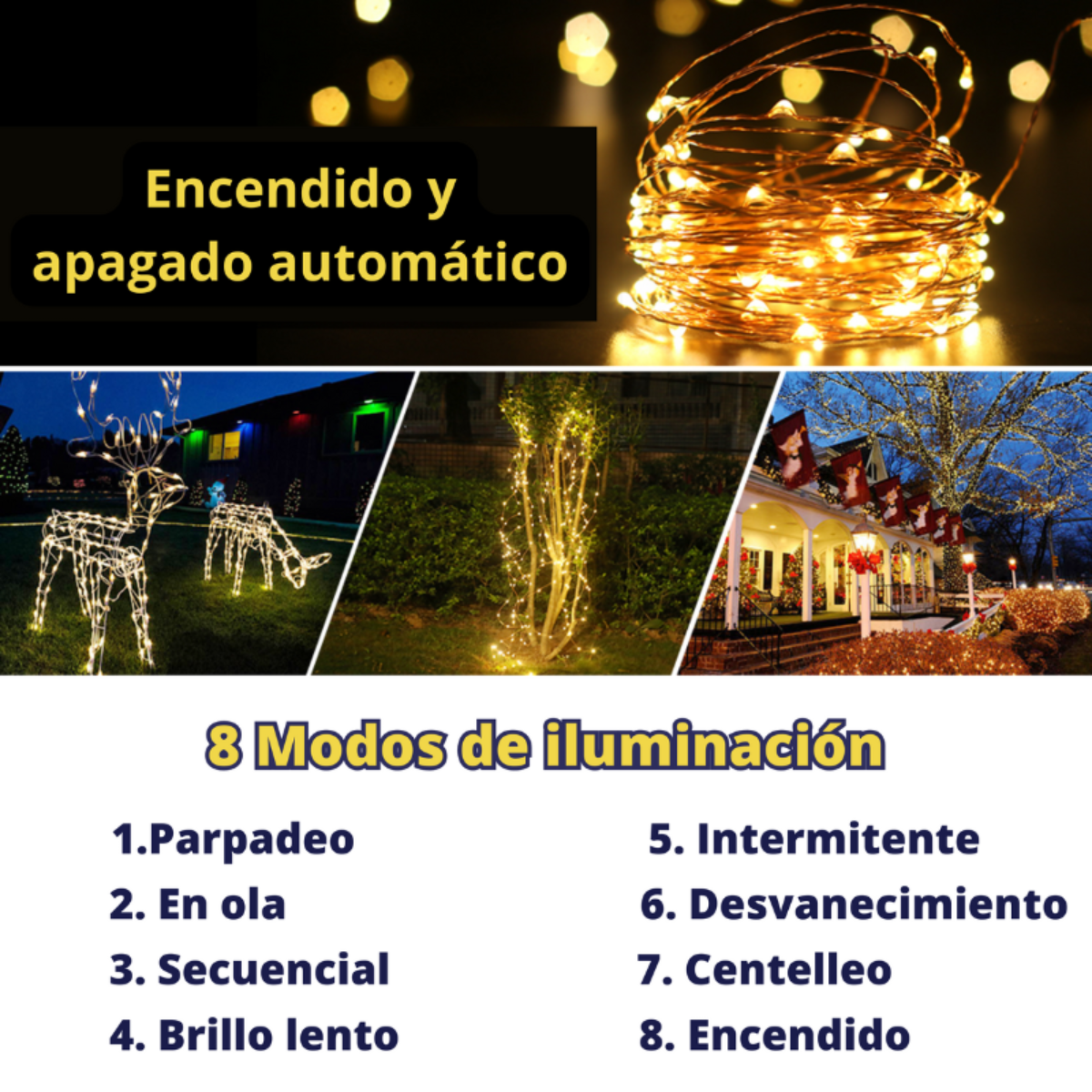 Luces Led de Energía Solar