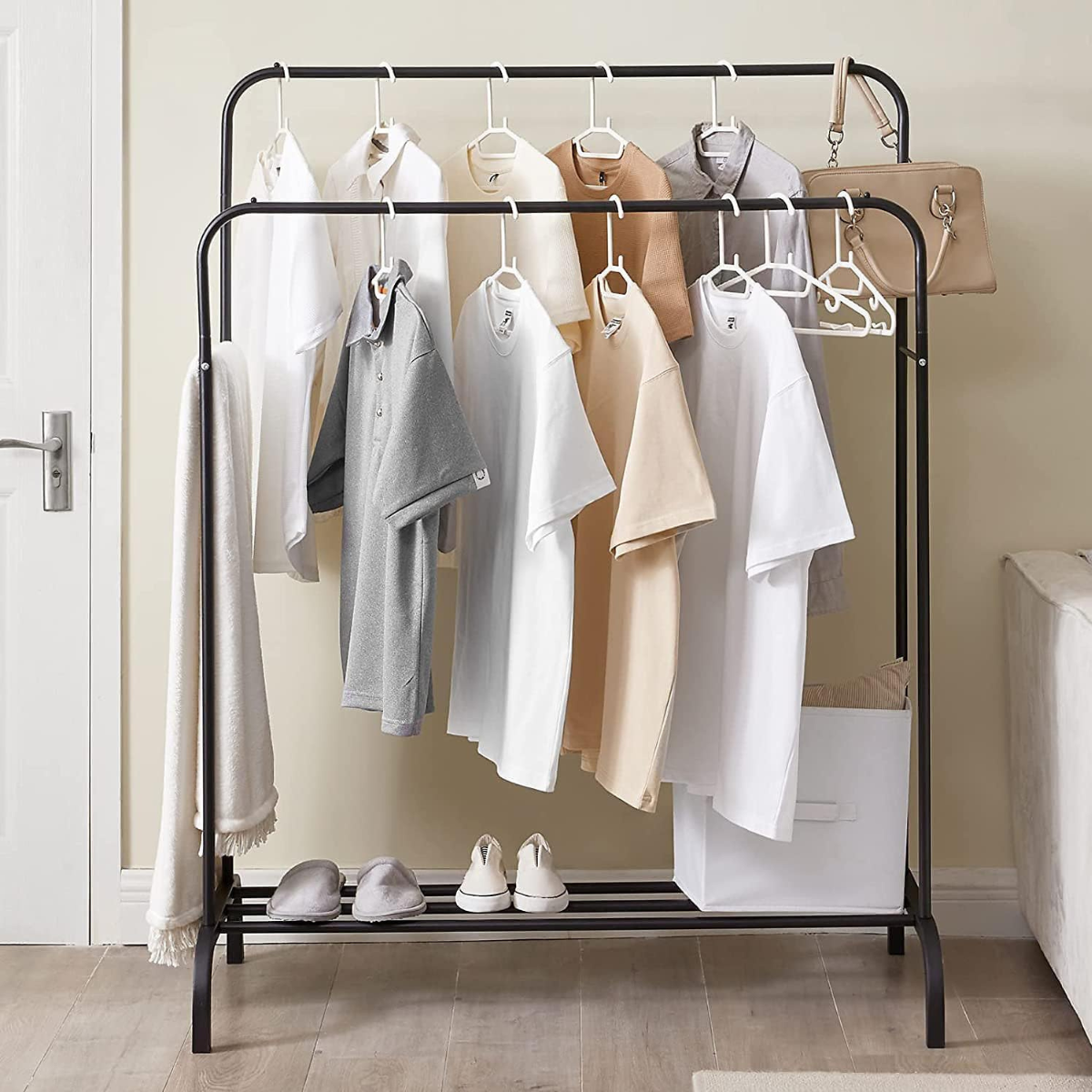 Perchero Closet Doble de Metal