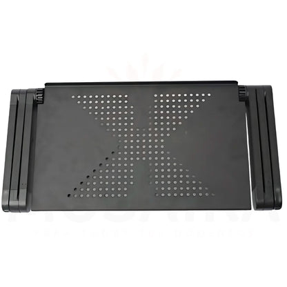 Mesa Portátil de Metal para Laptop – Ajustable y Duradera
