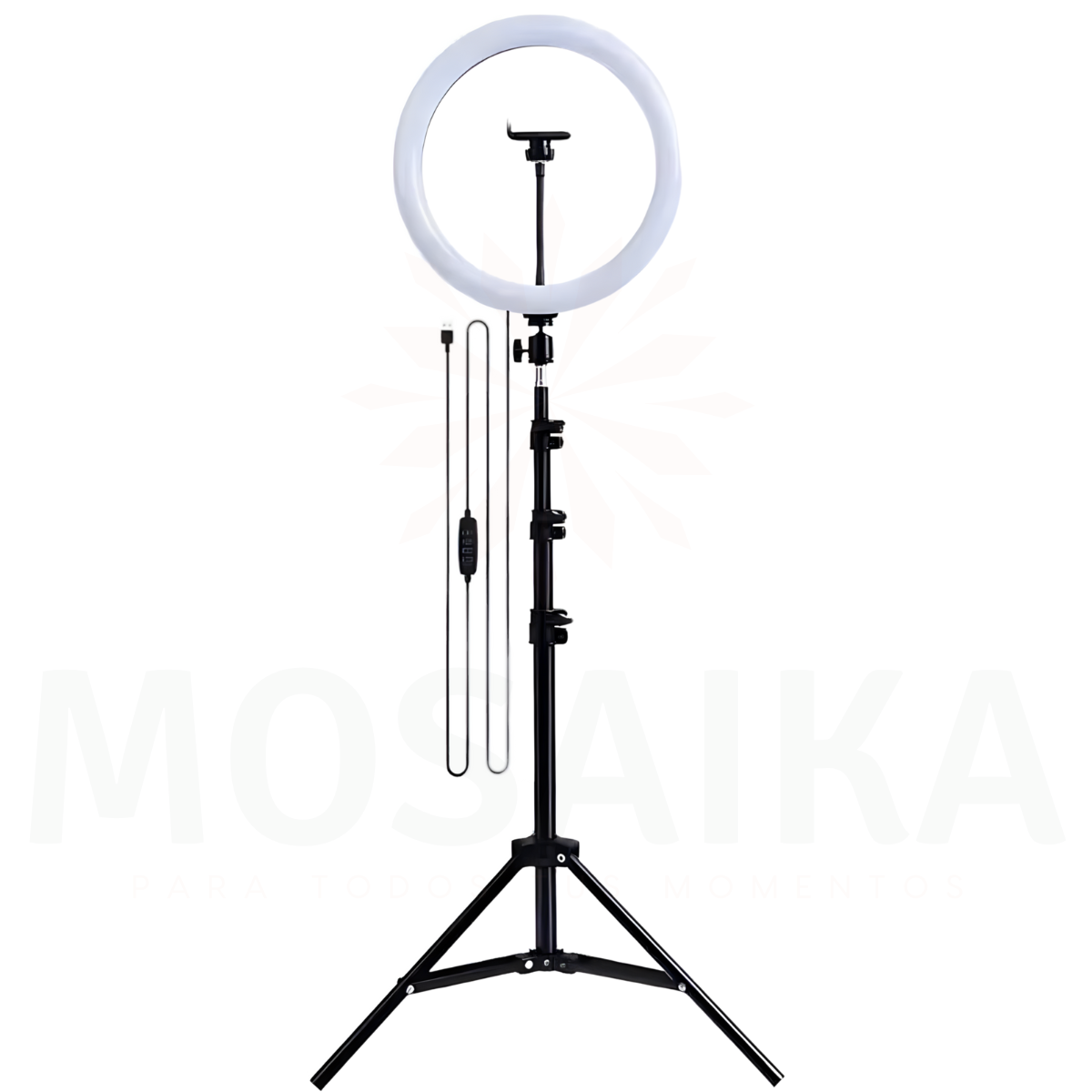 Aro de Luz LED 26 cm Trípode 2.1 M
