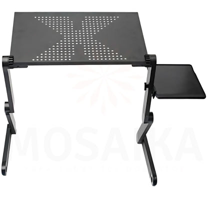 Mesa Portátil de Metal para Laptop – Ajustable y Duradera