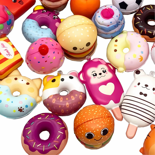 Paquete de Juguetes Esponjosos Kawaii